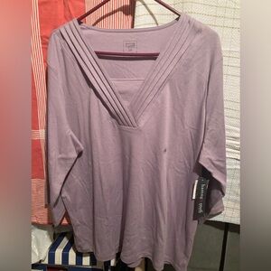 Women’s Blouse Hastings & Smith 2X NWT New Long Sleeves